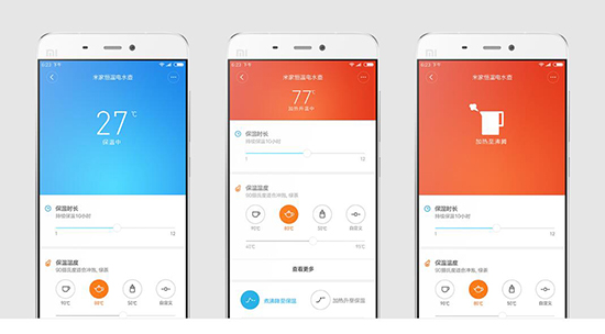 米家恒温电水壶app界面