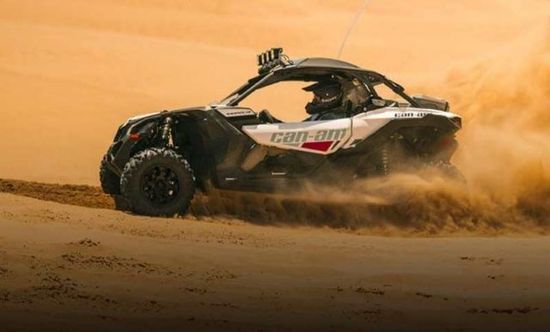 庞巴迪 can-am maverick x3 全地形车,造型有点酷!