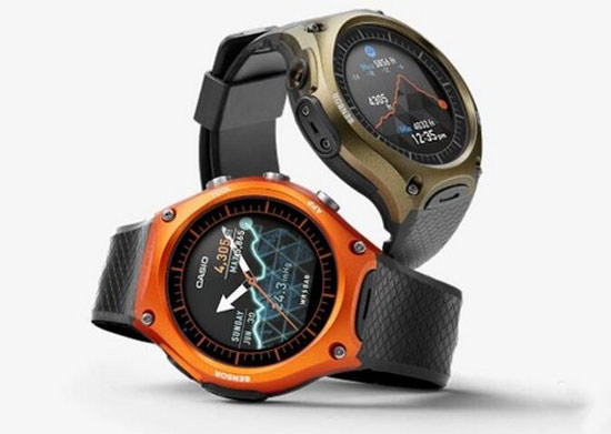 卡西欧首款三防android wear智能手表上市